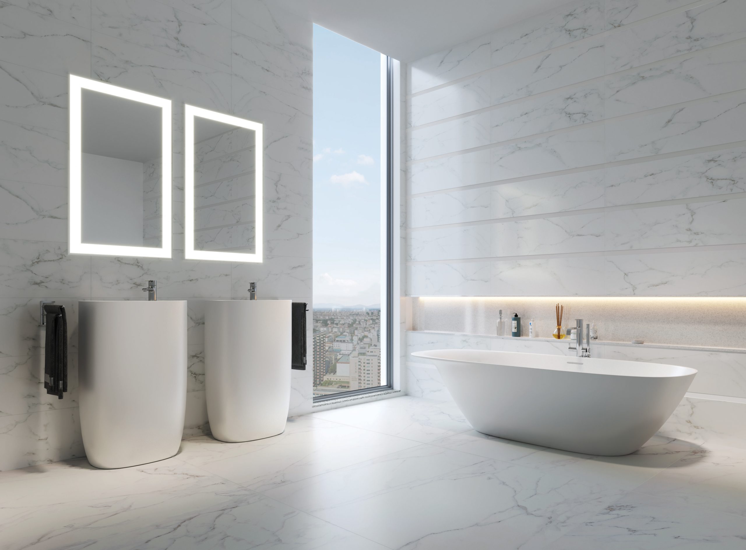 CONHEÇA O PORCELANATO LM CARRARA DA ROCA 60X120